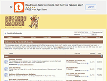Tablet Screenshot of giraffeboards.com